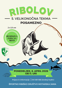 Velikonočni ribolov 2026